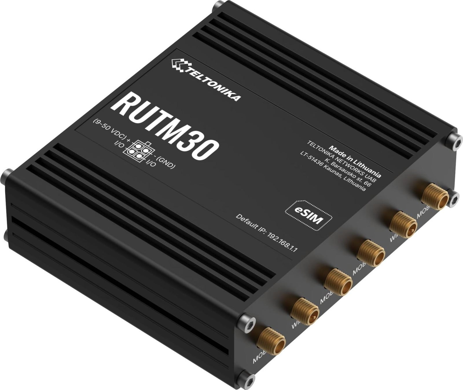 Teltonika RUTM30 5G Router met duale SIM-kaartfunctionaliteit