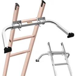 VEVOR Leiterstabilisator, Abstandshalter für Ausziehleitern, robustes Flügelspann-/Wandleiterzubehör für Dachrinnen, einfach zu verwenden und vielseitig anpassbar, rutschfeste Gummifüße, Tragkraft: 159 kg