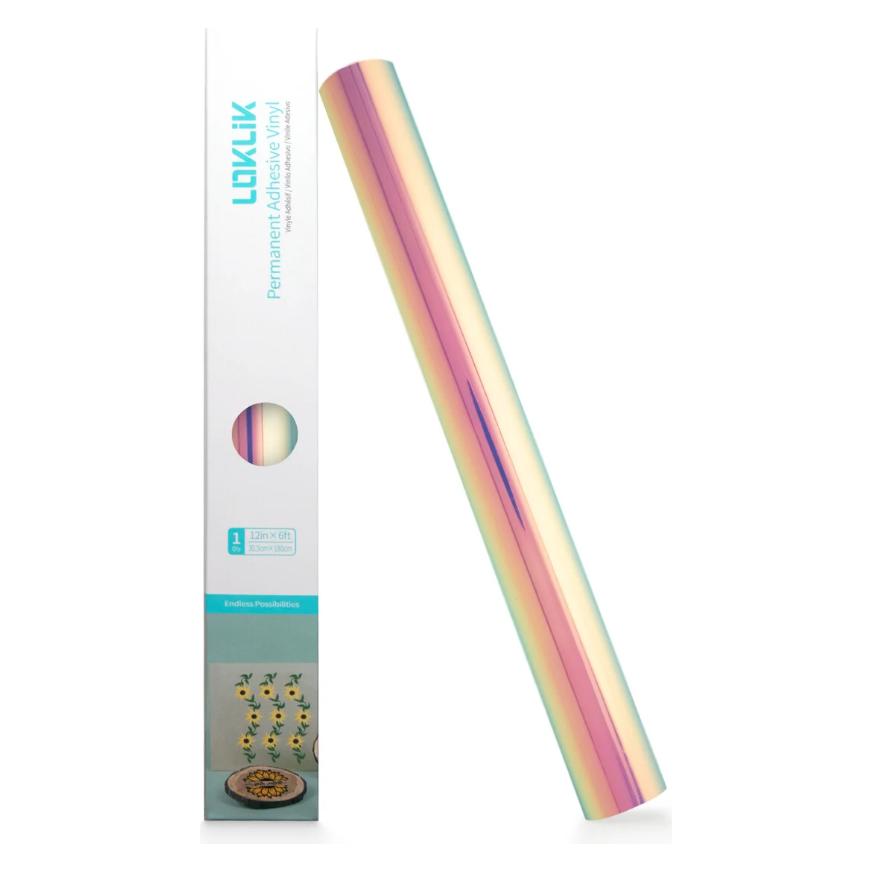 Loklik Permanent Adhesive Vinyl Holographic (1x) (SG-JST-0783-US-L-B2B)