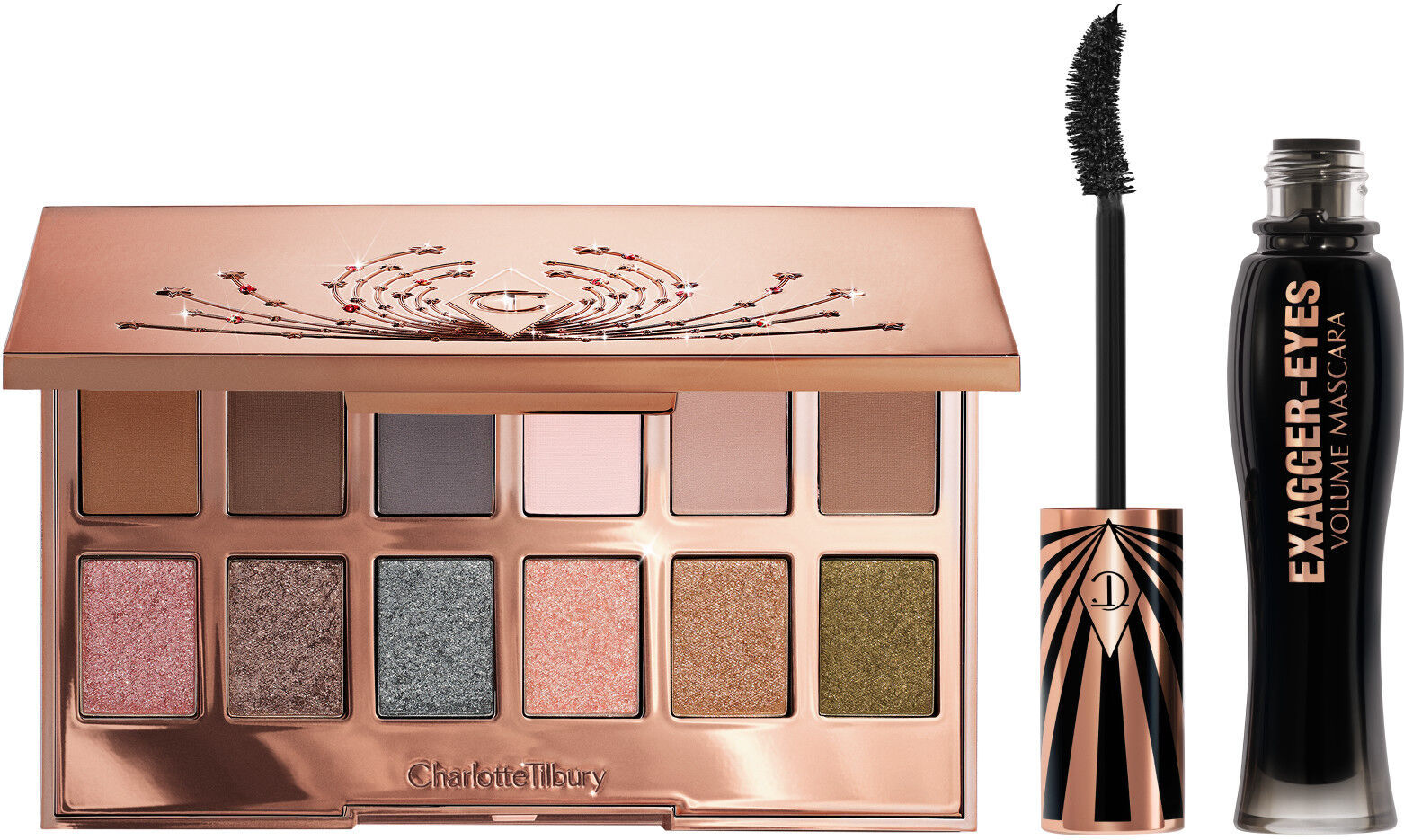 Hollywood Icon Eyes + Exaggerated Lashes Set - Eye Kit Charlotte Tilbury 8124 Hollywood Icon Eyes + Exaggerated Lashes Set Size: