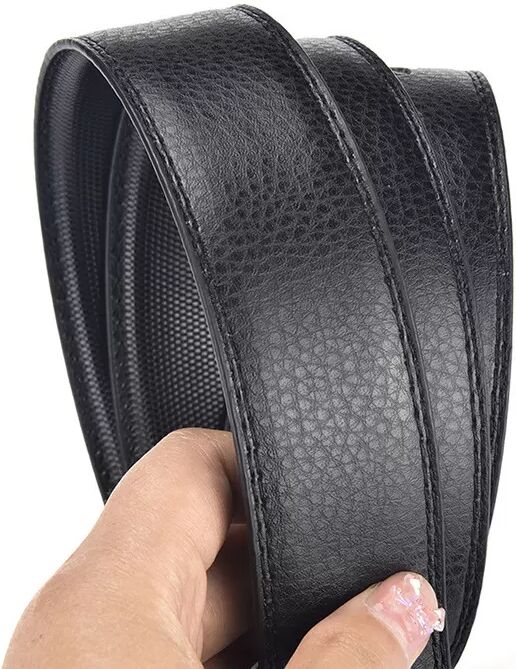 INF Herren PU Leder Gürtel mit Dornschließe, 120cm - Klassischer Stil für jeden Anlass