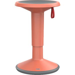 interstuhl Fitness-Hocker UPis1, 100U, Kunststoff, lachsorange