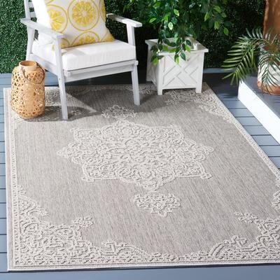 SAFAVIEH Global Janja Indoor/Outdoor Waterproof Patio Backyard Rug