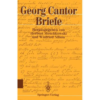 Briefe, Taschenbuch von Georg Cantor, Springer Berlin, 978-3-642-74345-0