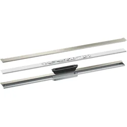 hansgrohe AXOR Drain Fertigset Durschrinne, 1000mm, zur Wandmontage, 42528800, Farbe: Stainless Steel Optic