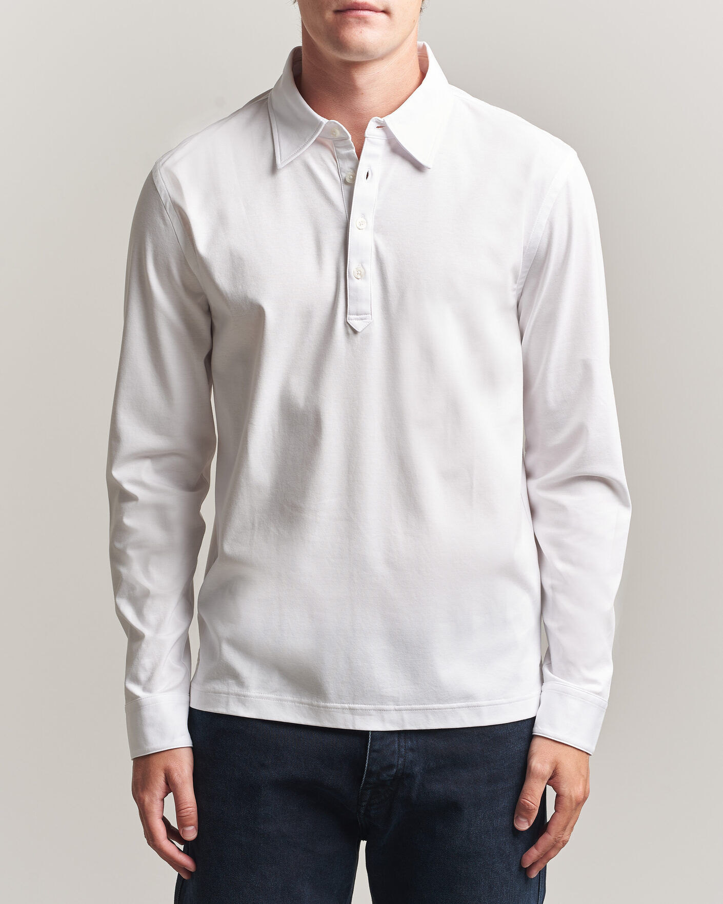Tiger of Sweden Tanner Mercerized Cotton Polo Pure White men M Hvid