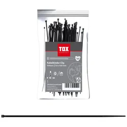 TOX Kabelbinder Clip 7,6 x 450 mm schwarz