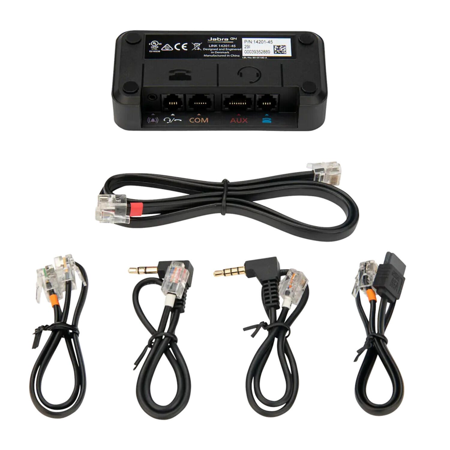 Jabra LINK Elektronischer Hook-Switch Adapter für schnurlose Headsets 14201-45