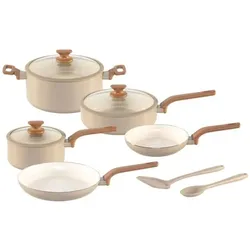 Greenpan Pfanne, Pfannenset + Topfset, Beige