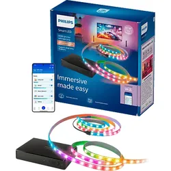PHILIPS Smart Lighting 8K mit TV Backlight für 55–65 Zoll HDMI 2.1 Sync Box RGBIC