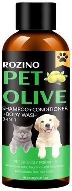 Inspired Finds Olive Pet Shampoo And Conditioner For Cats And Dogs, Gentle Moisturizing Shower Gel Olive Pet Shampoo And Conditioner For Cats And Dogs, Gentle Moisturizing Shower Gel