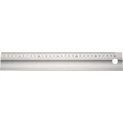 Lineal L.600mm Alu.m.Griffmulde Q.50x5mm TECWERK