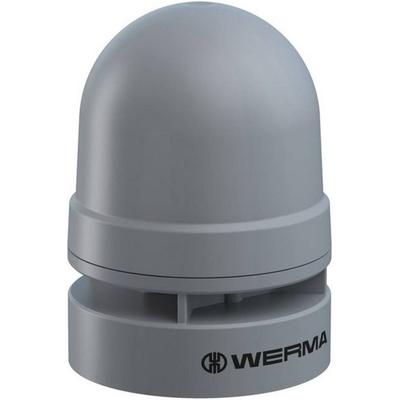 Werma Signaltechnik Signalsirene 160.700.75 Mini Sounder Dauer/Puls 24VAC/DC GY Pulston, Dauerton 24 V 95 dB