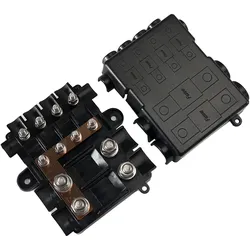 Offgridtec Sicherungshalter 2 x MEGA + 4 x MIDI inkl. Busbar