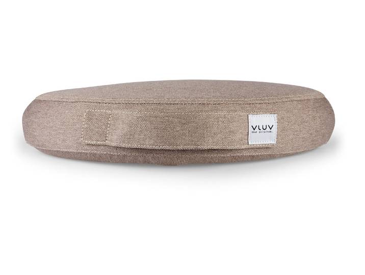 Balancekissen VLUV LeivØ 36 cm , braun (hellbraun, braun), Ø:36cm, PVC, Yogakissen, Balancekissen
