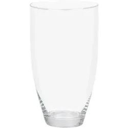 Elegante Glasvase 24 x Ø 13 cm Transparent und glatt