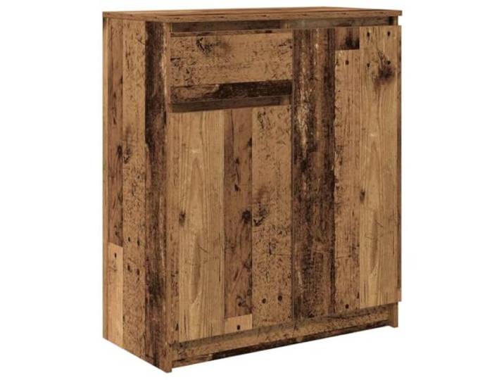 vidaXL Sideboard mit Schublade Altholz-Optik 71x35x84 cm Holzwerkstoff
