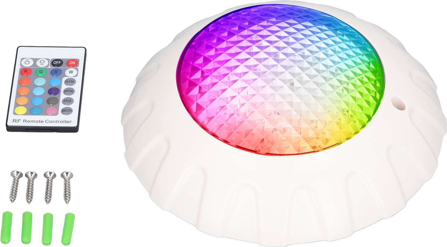 Cocosity RGB LED Onderwaterverlichting voor zwembaden, Wandmontage, Rond
