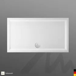 Mauersberger Duschwanne „lupina“ 1600 × 900 mm in Edelweiß (matt)