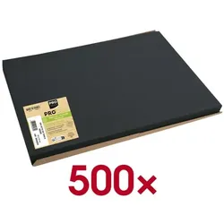 PROnappe Platzsets 500 Stück schwarz, 40x30 cm