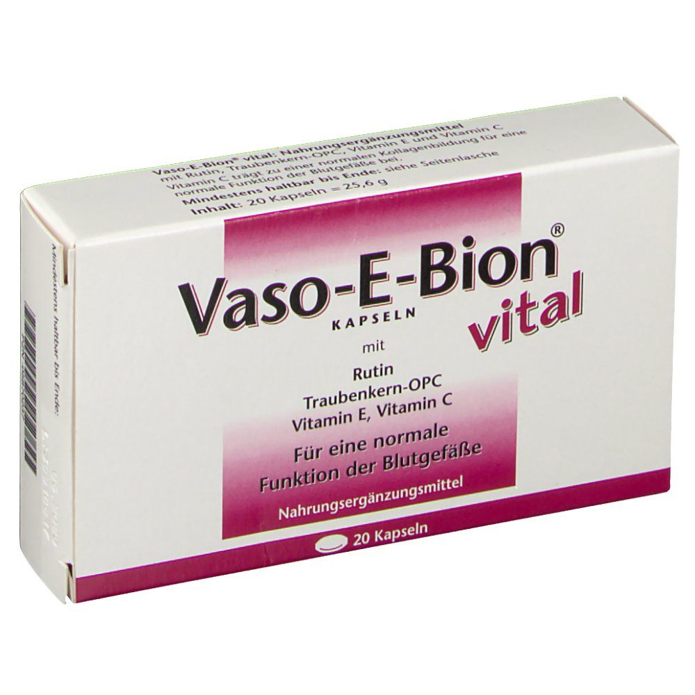 Vaso-E-Bion vital Kapseln 20 St