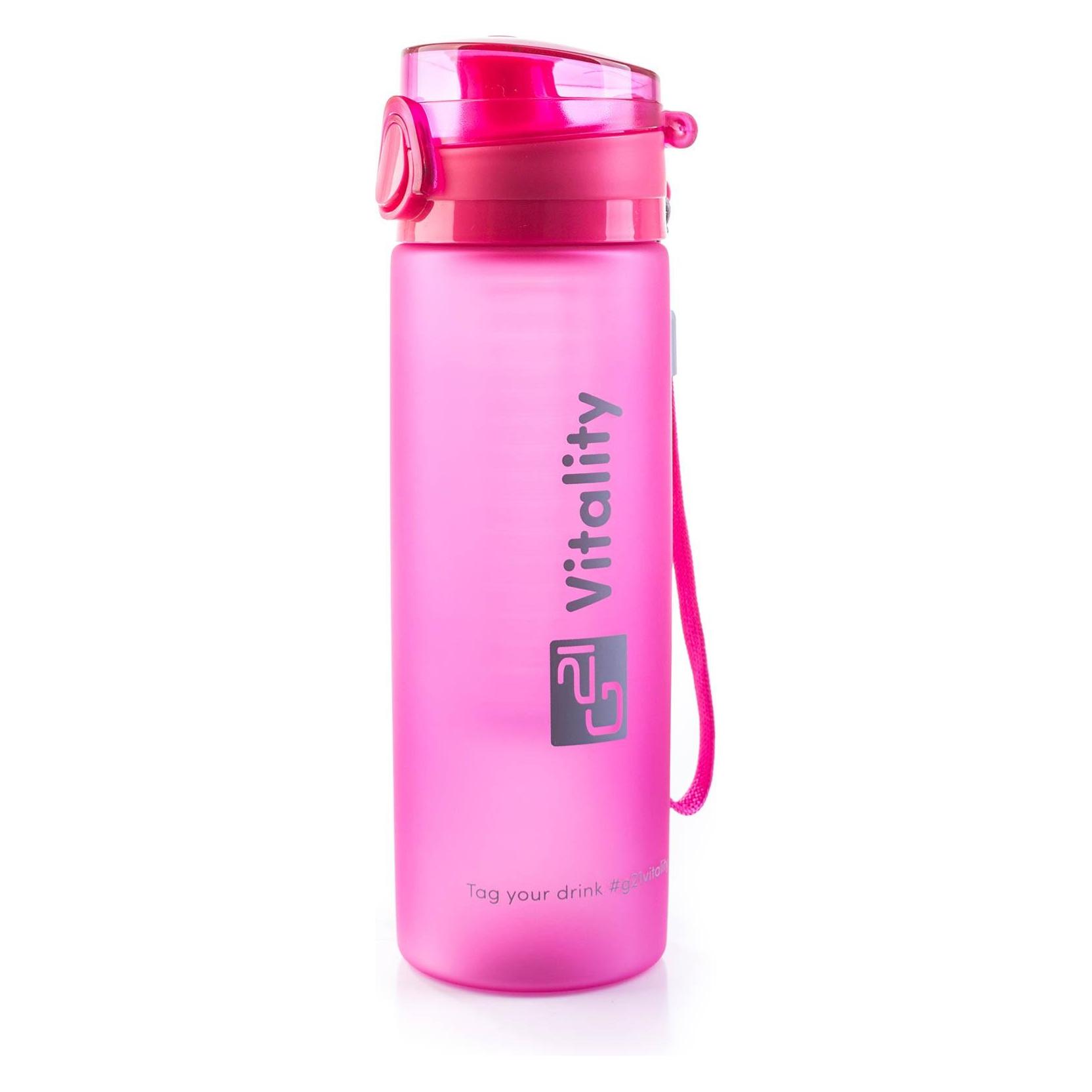 G21 Drinking glass 60022125 (smoothies, juices) 600 ml pink (0.60 l) (60022125)
