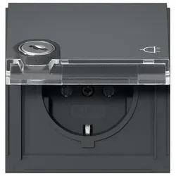 Gira, Steckdose, 456967 SCHUKO KD Schloss gleich + B