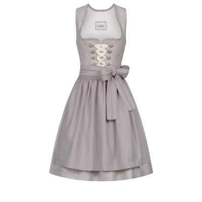 Dirndl NÜBLER "Dirndl mini Galdina", Damen, Gr. 34, EURO, lila, Obermaterial: 100% Polyester PES., Kleider