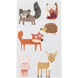 6x Heyda, Sticker, Motivsticker Waldbewohner (6 Sticker)