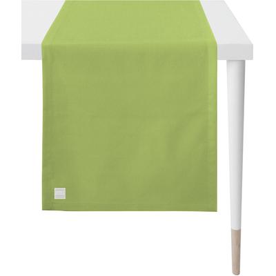 Tischläufer APELT "3959 Outdoor, Sommerdeko, Sommer", grün, B:46cm L:140cm, Polyester, Tischdecken, Panama