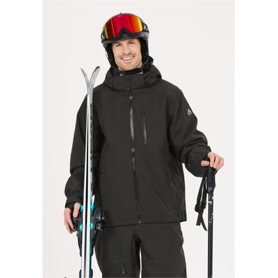 Skijacke WHISTLER "Rossburg", Herren, Gr. XL, schwarz, 100% Polyester, mehrfarbig, normal, ohne Ausschnitt, Jacken Skijacke, mit Bionic Finish DWR-Technologie