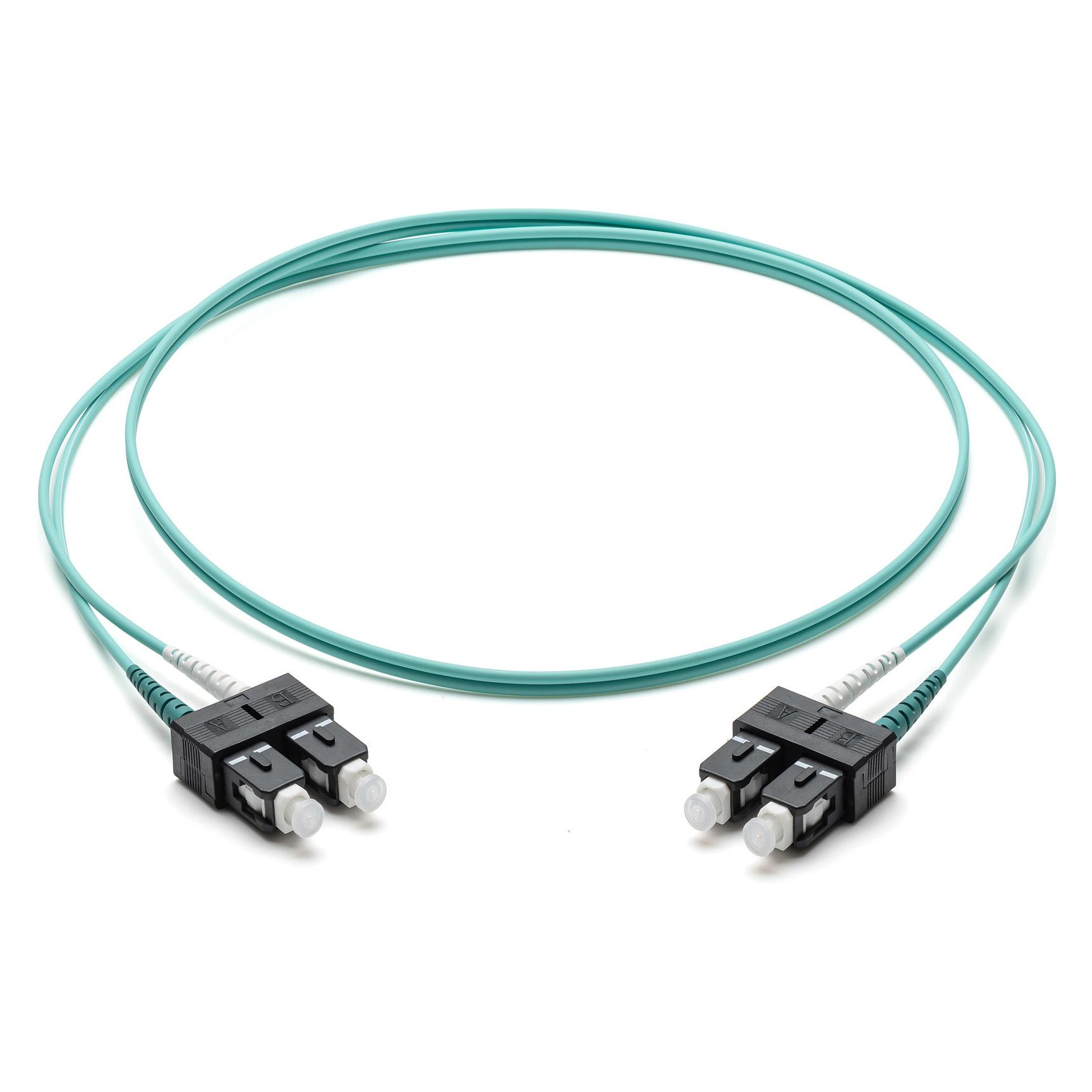 Corning Glasfaser Patchkabel 2 x 2.0 mm - Multimode Duplex: SC PC Duplex auf SC PC Duplex, 1m (Türki (1 m) (F575702T2Z20001M)