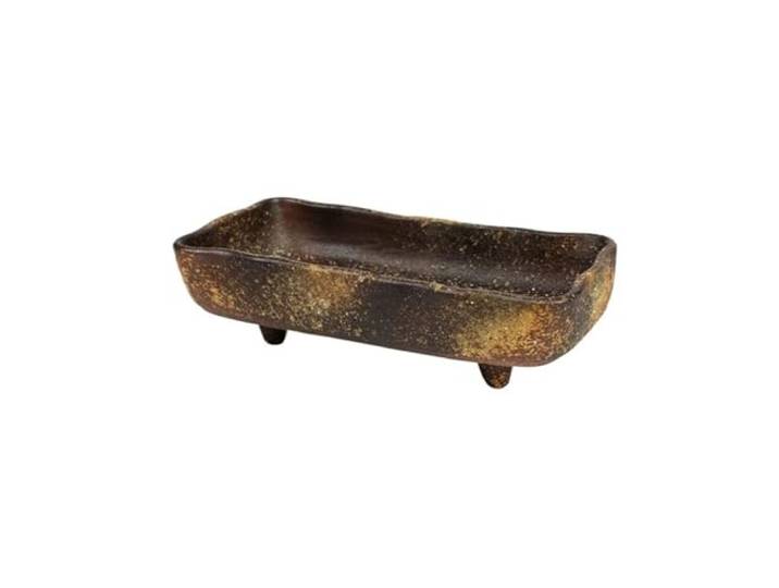 WQQYU6HKF Pflanzen Trays Rechteckiges Retro-Blumenarrangement-Tablett aus Keramik für Indoor