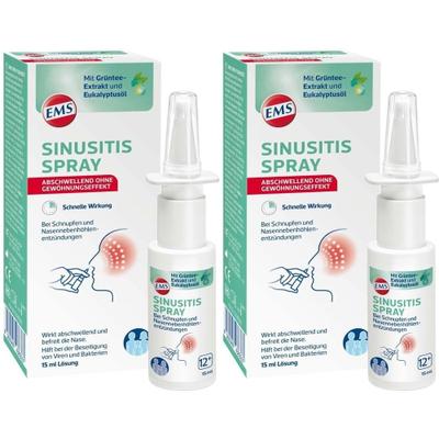 Emser Sinusitis Spray mit Eukalyptusöl 2x 2x15 ml