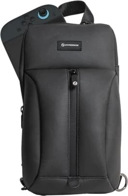 Hyperkin Lets Game Anywhere Bolt Sling Bag for Nintendo Switch 2 (Black)