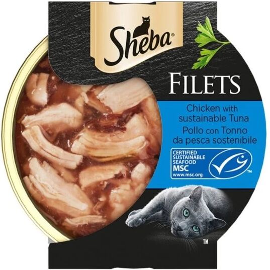 SHEBA FILETS POLLO E TONNO 60GR