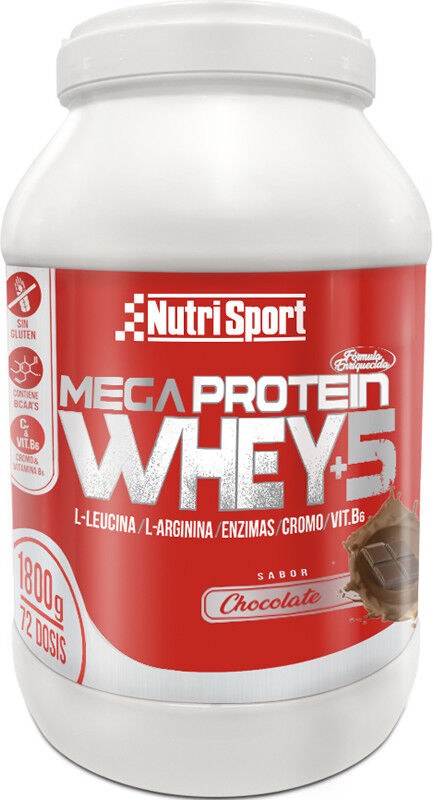 Nutrisport Mega Protein Whey+5 1800 gr Chocolate