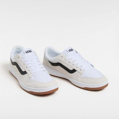 Sneaker VANS "Ryland LS", Herren, Gr. 42,5, weiß, schwarz, Leder, Schuhe Sneaker