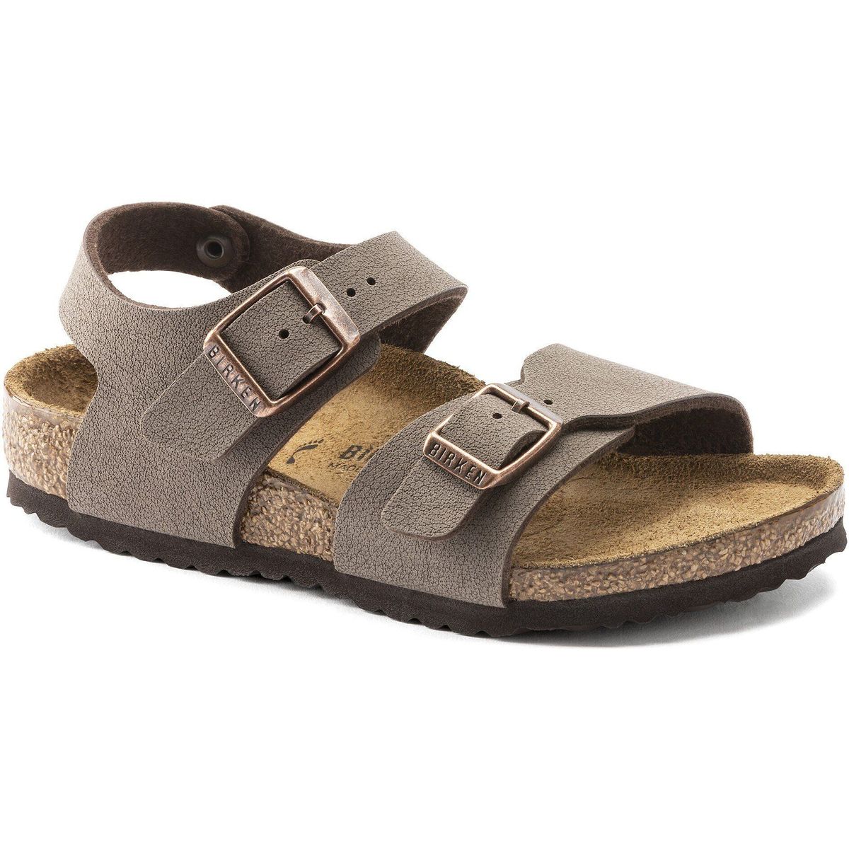 Birkenstock New York Kids Birkibuc Boys mocca (200) Normal 25 87781-200-25