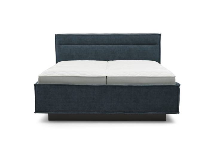 Musterring JustB! Polsterbett inkl. Lattenroste, Classic TT Matratzen und Bettkasten - Flair 10051 blau - Medium Medium manuelle Fußteilverstellung, manuelle Kopfteilverstellung Modern, Zeitlos