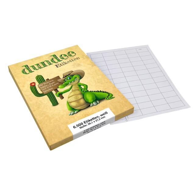 dundee Etiketten D585087 weiß 70,0 x 36,0 mm