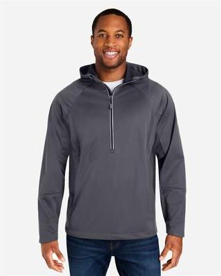 CORE365 CE711 Techno Lite Pullover Anorak Jacket in Carbon size 2XL   Polyester