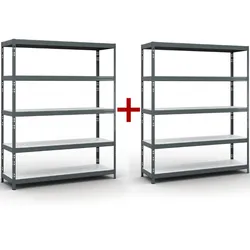 Fachbodenregal 1+1 GRATIS 1966x1600x500 mm, Traglast 350 kg