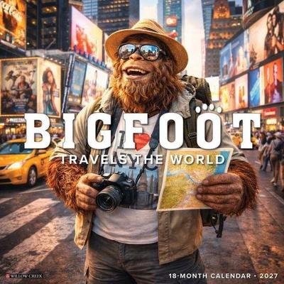 Bigfoot Travels the World 12 X 12 Wall Calendar
