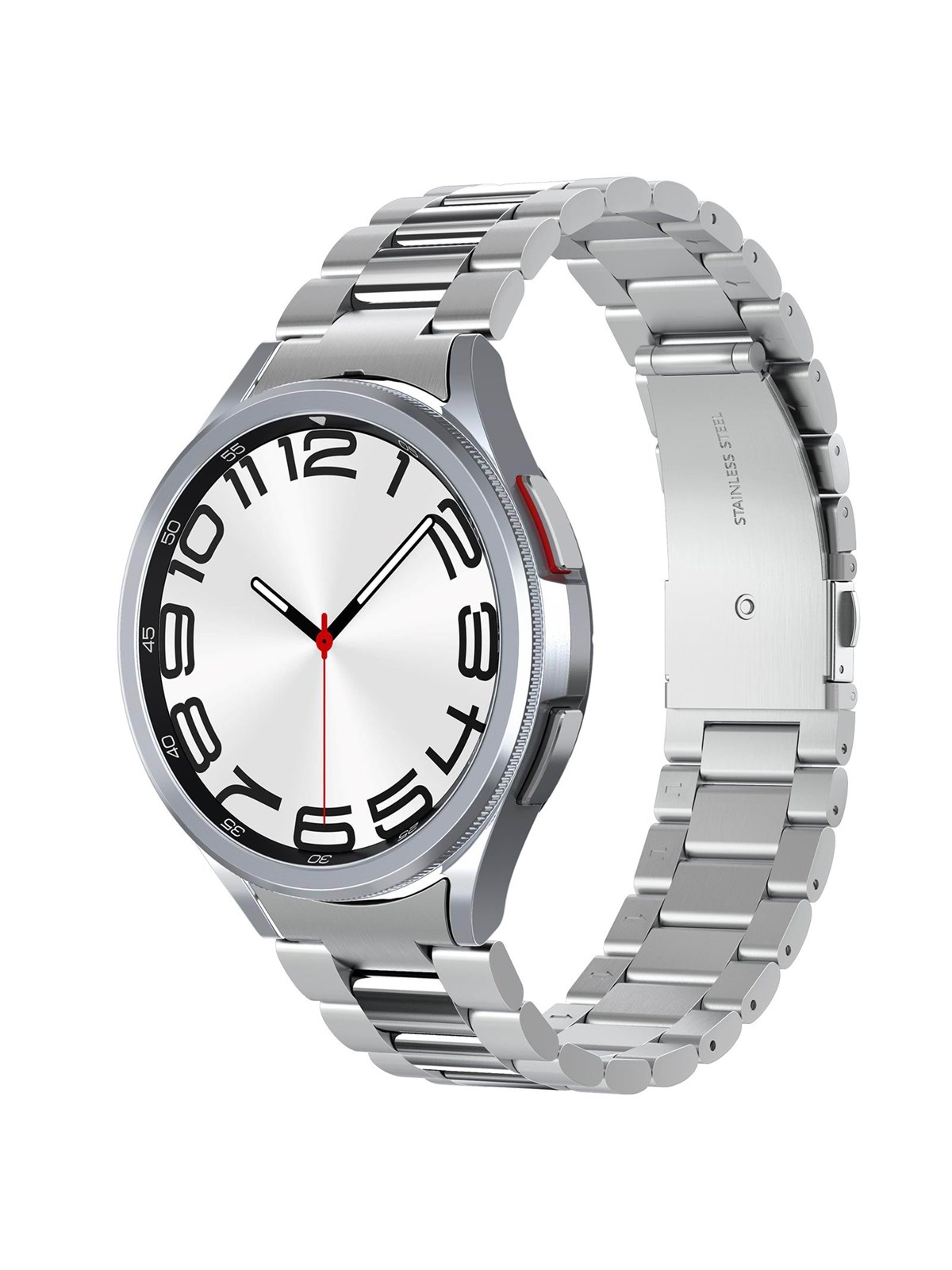 Spigen Modern Fit 316L Band - silver - Samsung Galaxy Watch6 Classic 47mm
