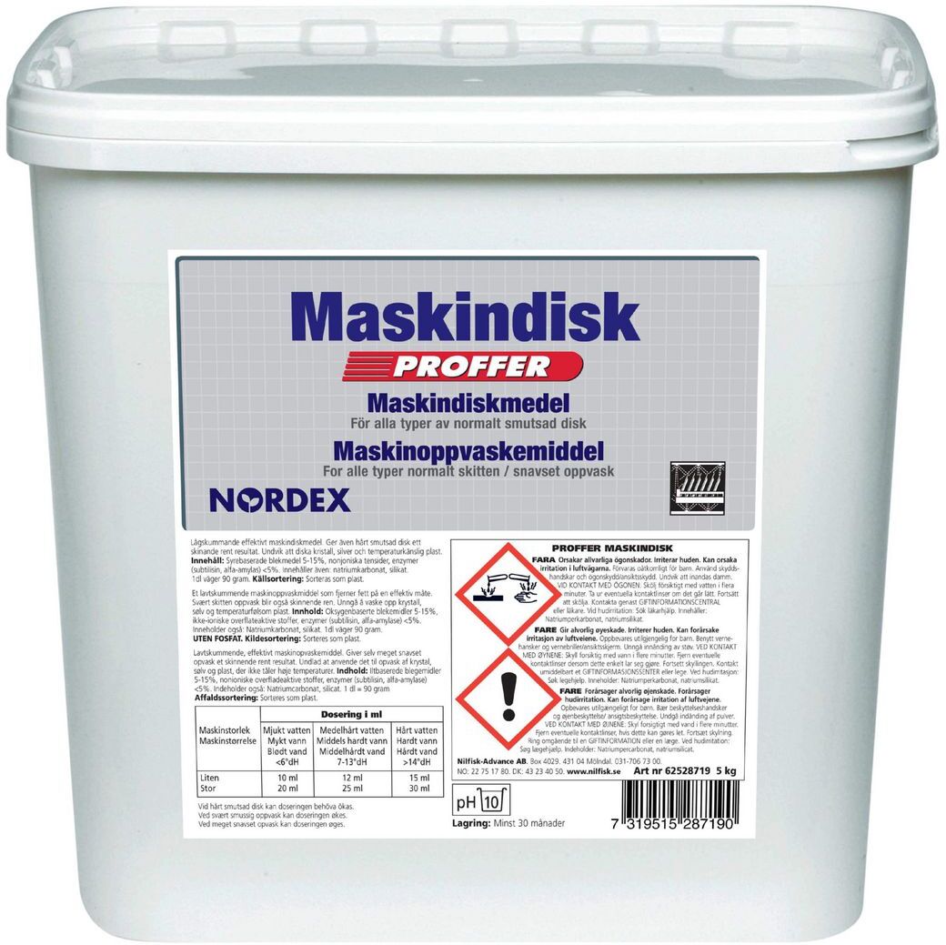 NORDEX Maskindisk Proffer 5kg