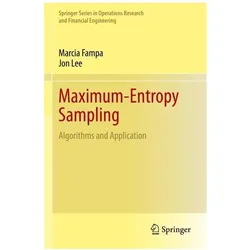 Maximum-Entropy Sampling, Fachbücher von Jon Lee, Marcia Fampa