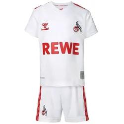 hummel 1. FC Köln Heim Baby-Minikit 2023/24 9402 - white/true red 92