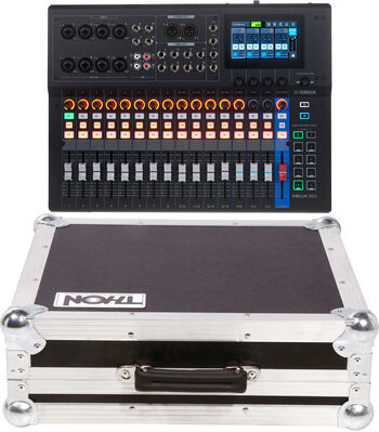 Yamaha MGX16V BK Case Bundle Schwarz