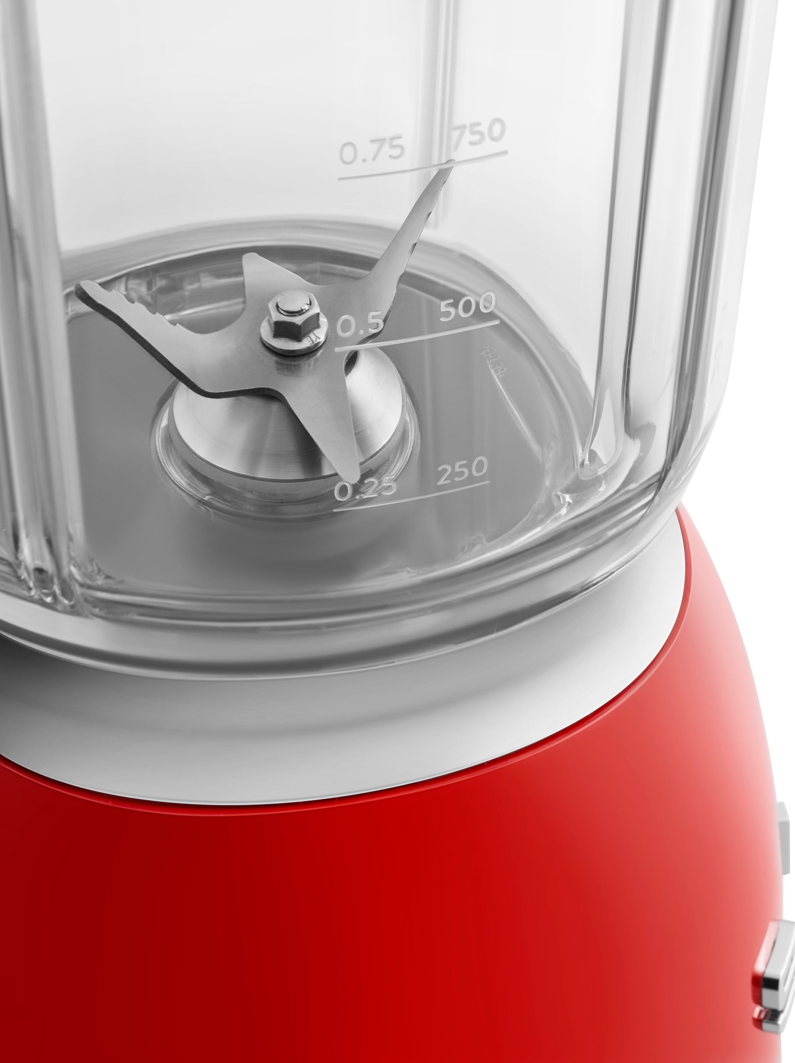 SMEG Standmixer "BLF03RDEU", rot, B:24cm H:35cm T:27,5cm, Zerkleinerer, Standmixer